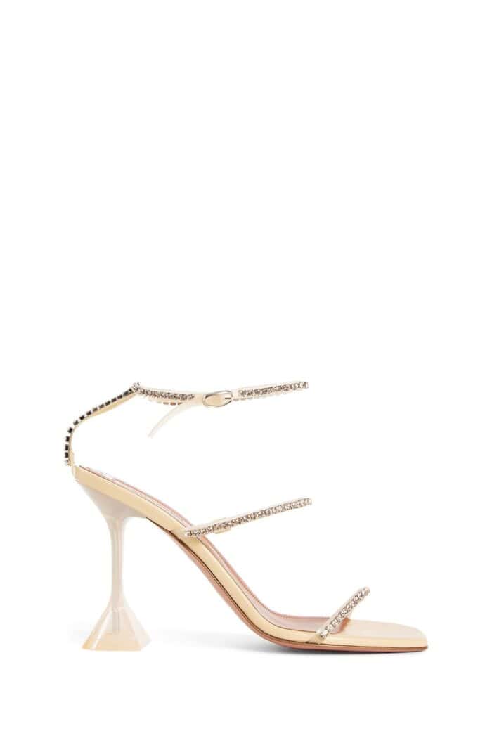 AMINA MUADDI Gilda Glass Sandals