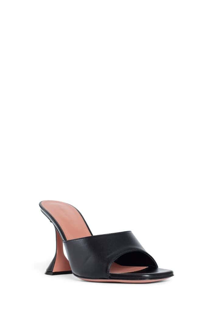 AMINA MUADDI Lupita Nappa Leather Mules