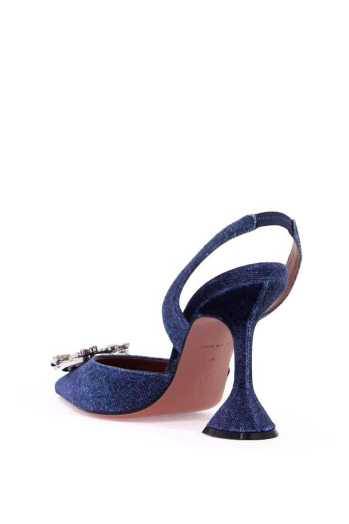 AMINA MUADDI Velvet Slingback Beg