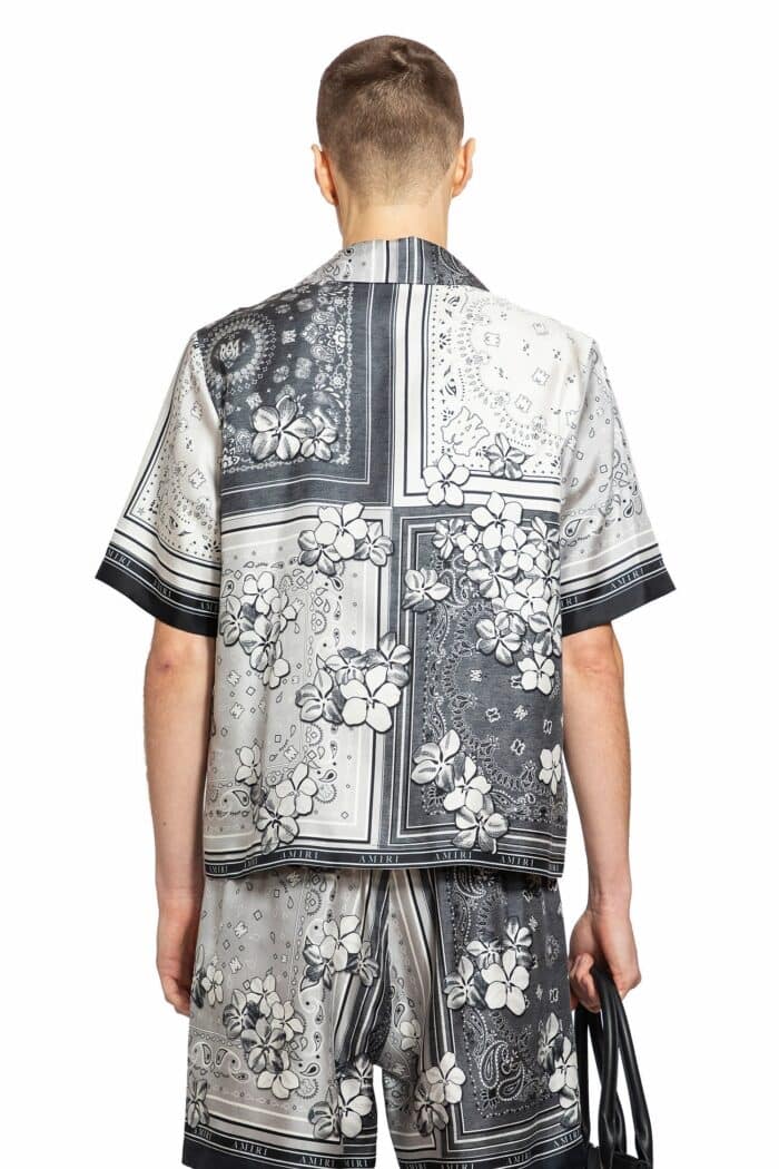 AMIRI Bandana Floral Bowling Shirt