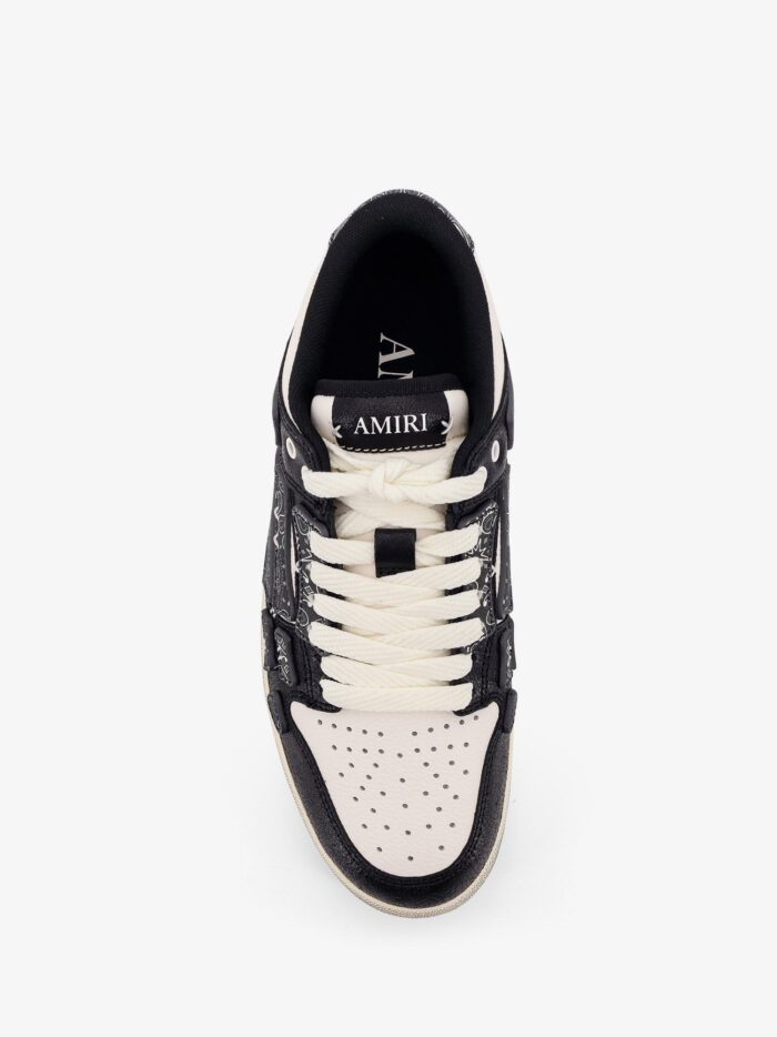 AMIRI Bandana Skel Top Low Leather Low-top Sneakers