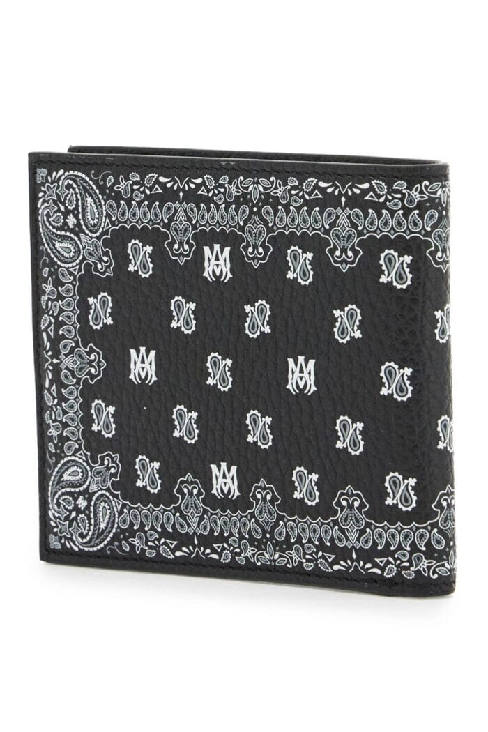 AMIRI Bi-fold Bandana Print Wallet