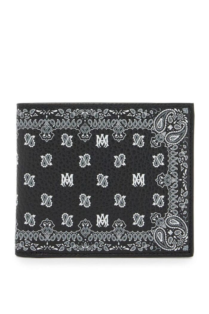 AMIRI Bi-fold Bandana Print Wallet