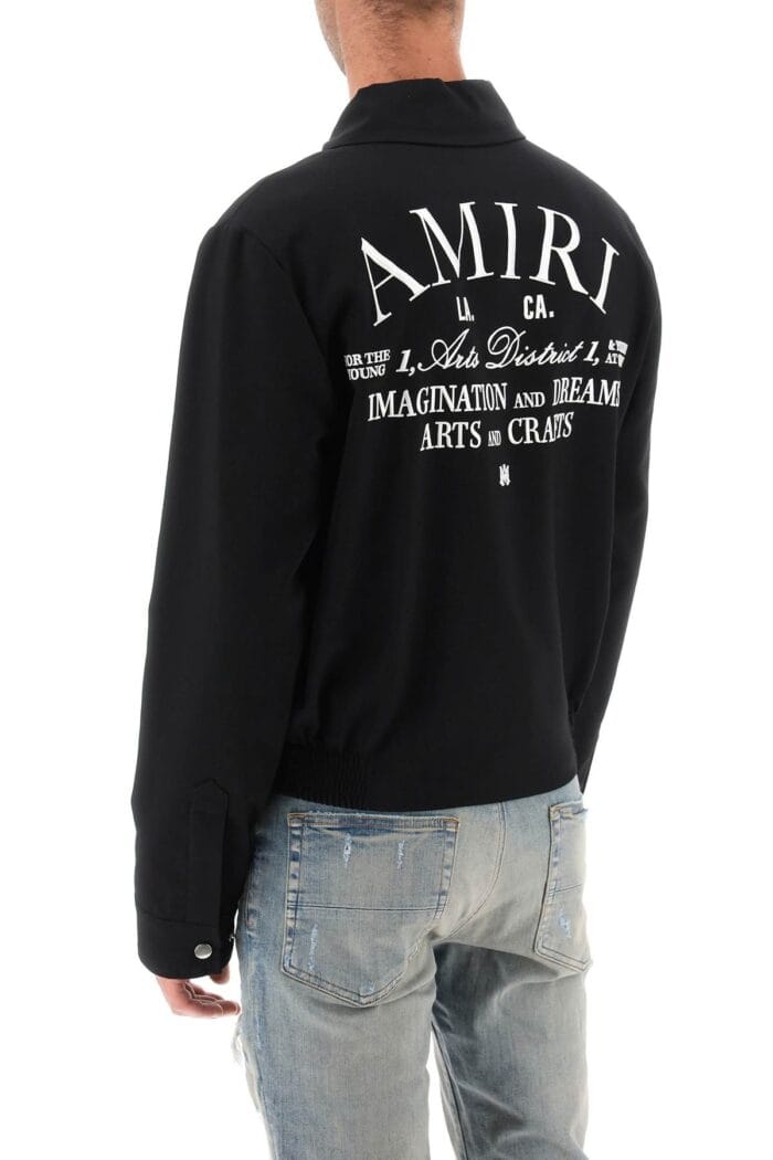 Amiri Blouson Jacket With Arts District Embroidery