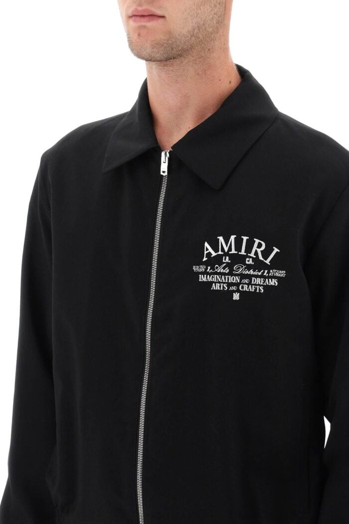 Amiri Blouson Jacket With Arts District Embroidery