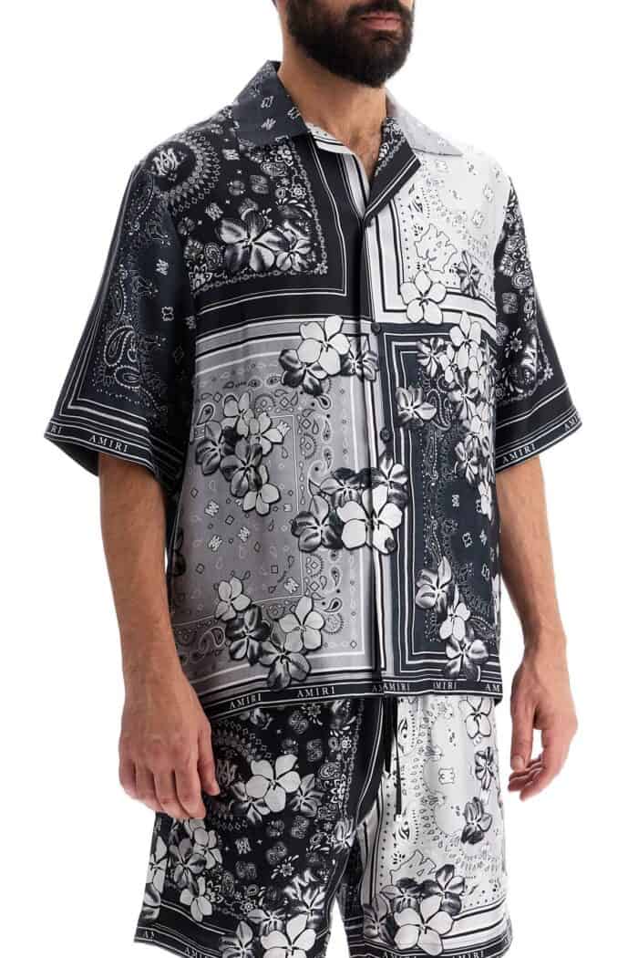 AMIRI Bowling Shirt With Bandana