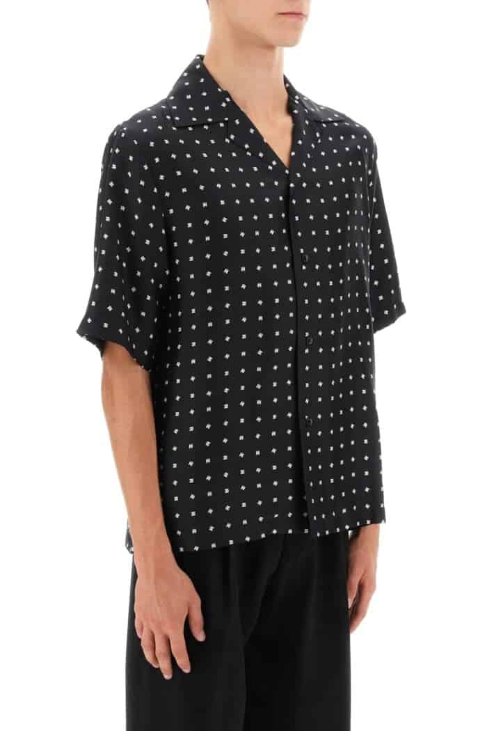 Amiri Bowling Shirt With Logo Motif