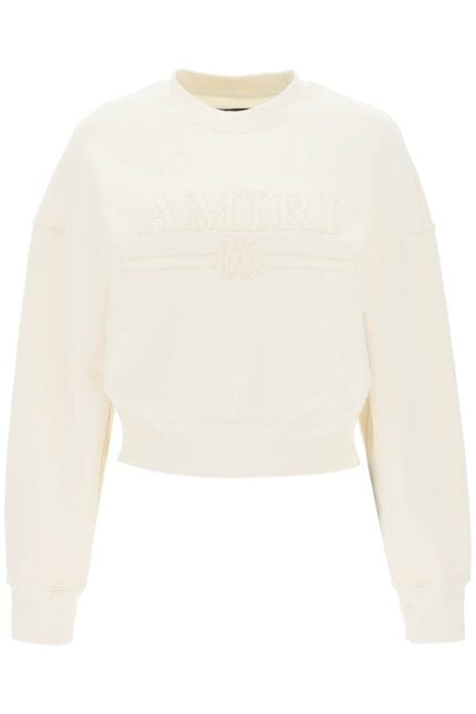 Amiri Crew-neck Sweatshirt With Logo Patch