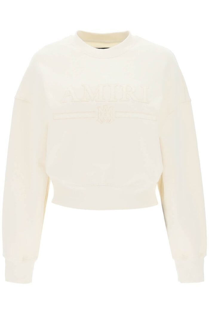 Amiri Crew-neck Sweatshirt With Logo Patch