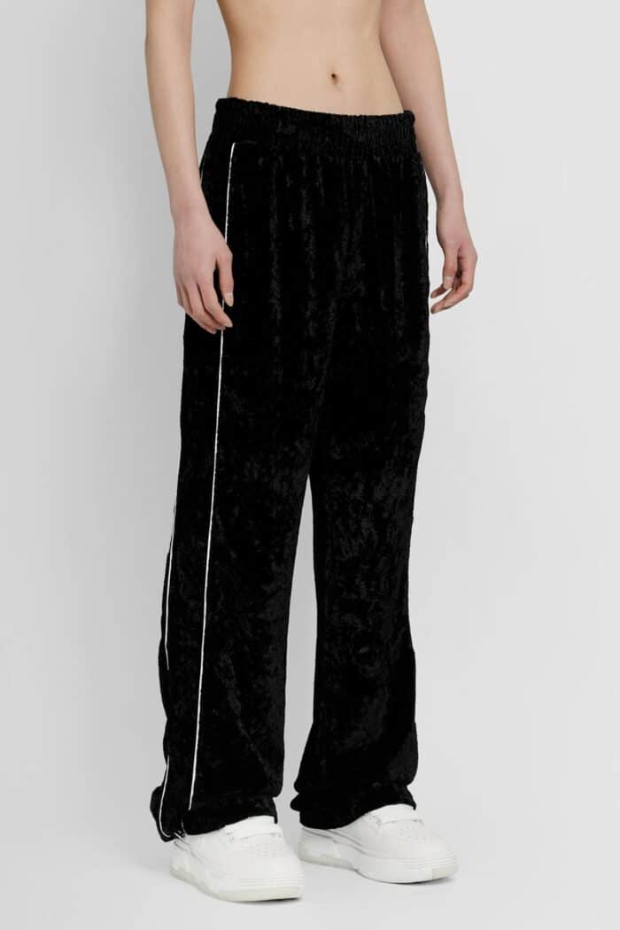 amiri crushed velvet tracket pants AMIRI Crushed Velvet Tracket Pants