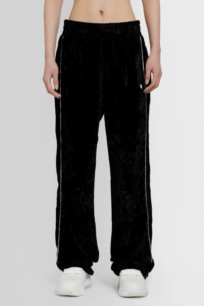 amiri crushed velvet tracket pants AMIRI Crushed Velvet Tracket Pants