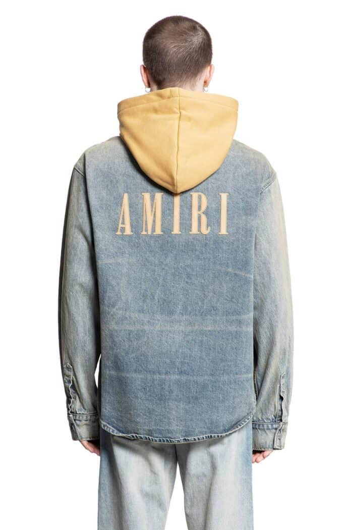 AMIRI Denim Hooded Overshirt