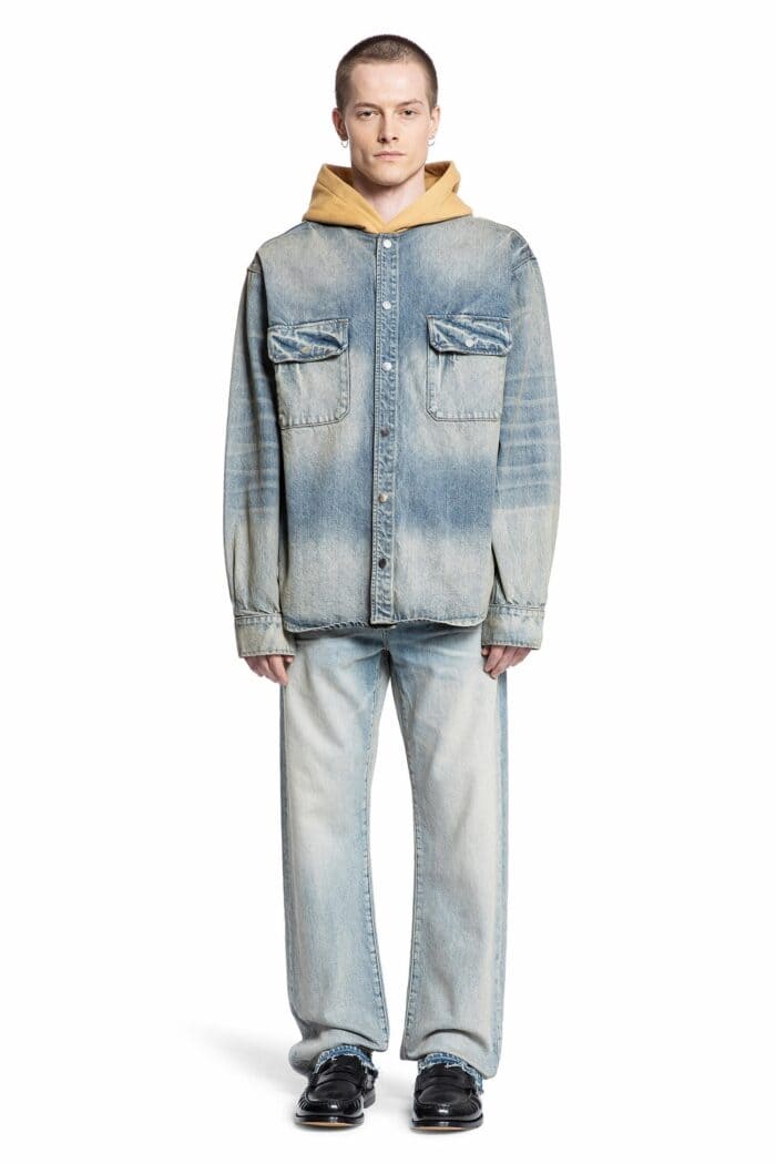 AMIRI Denim Hooded Overshirt