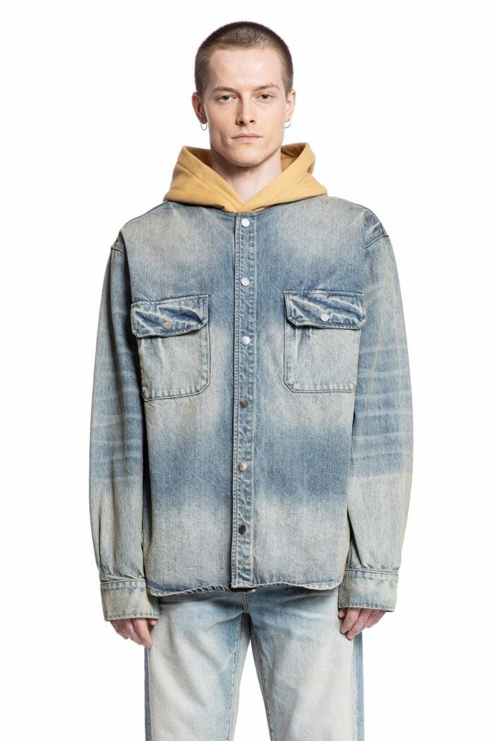 AMIRI Denim Hooded Overshirt