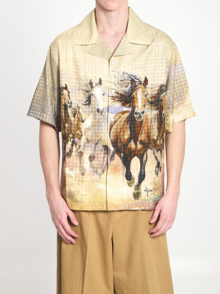 Amiri Horses print shirt