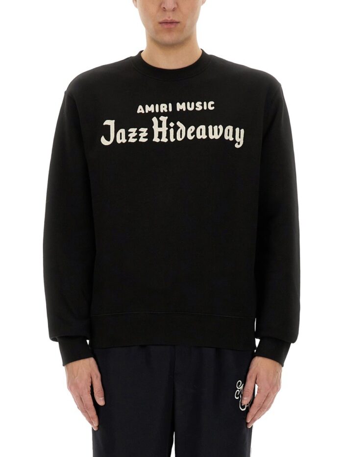 AMIRI "JAZZ HIDEAWAY CREW" SWEATSHIRT