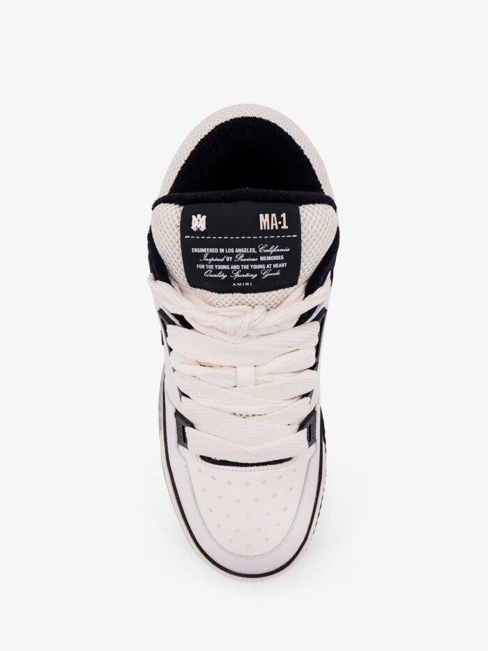 AMIRI MA-1 Leather Sneakers With Mesh Inserts