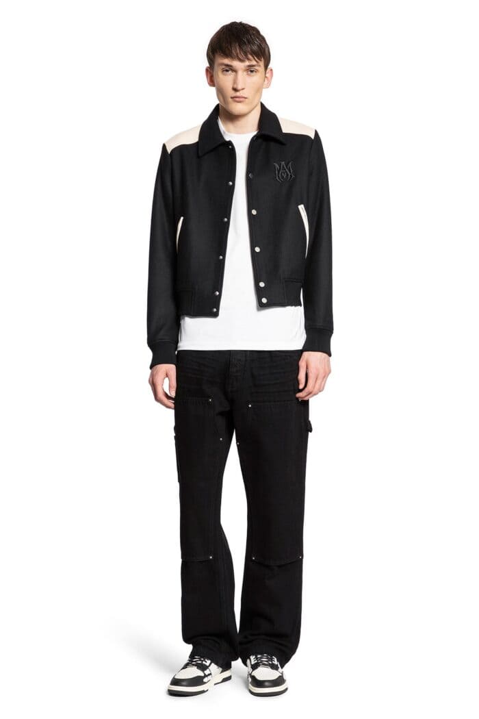 AMIRI Ma Monogram Varsity Jacket