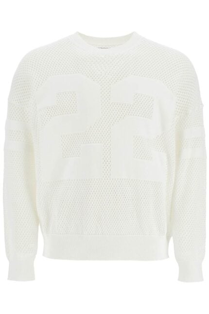 AMIRI Neck Perforated Knit Sweater