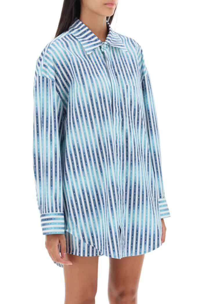 Amiri Oversized Striped Shirt