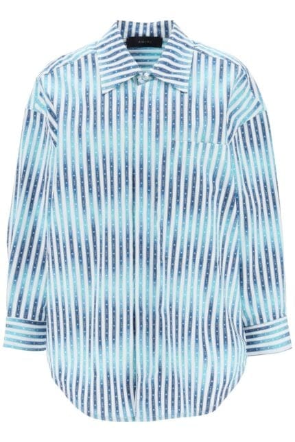 Amiri Oversized Striped Shirt