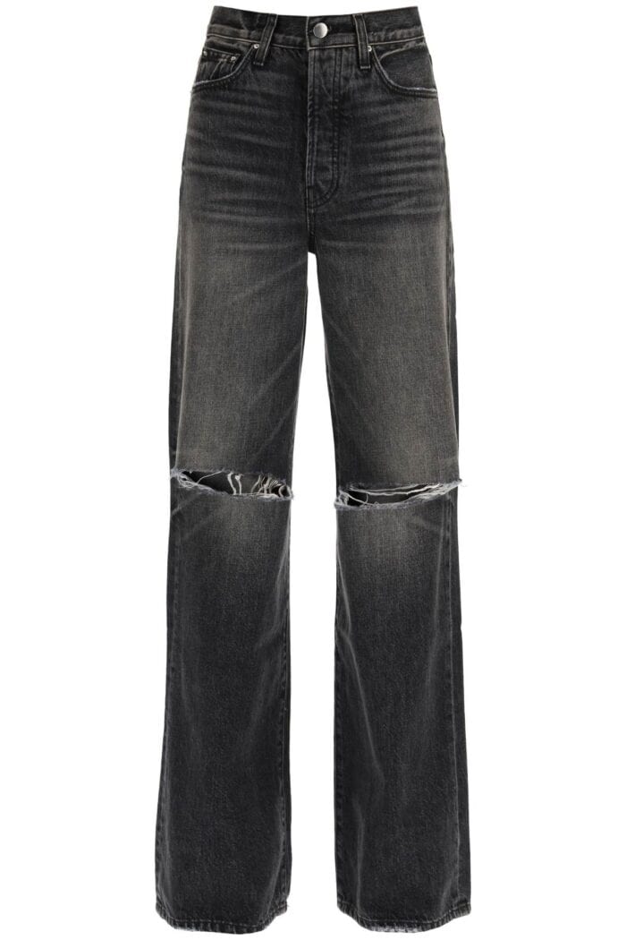 Amiri Ripped Jeans With Wide Leg