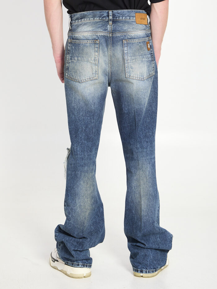 Amiri Slashed boot cut jeans