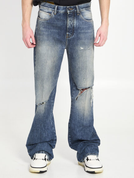 Amiri Slashed boot cut jeans