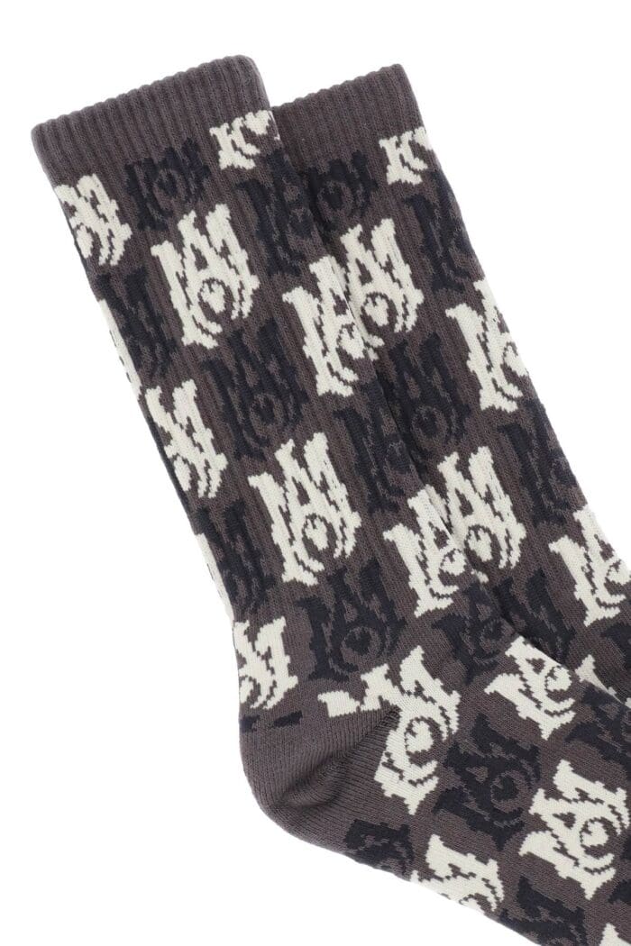 Amiri Socks With Ma Pattern