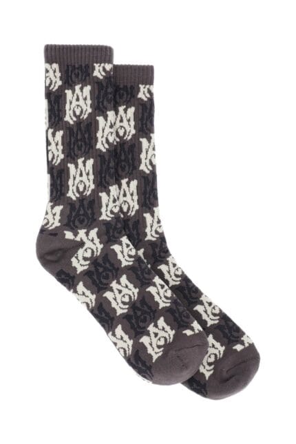 Amiri Socks With Ma Pattern