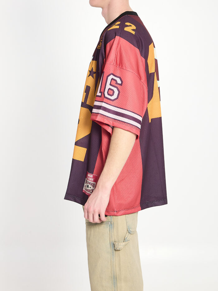 Amiri Spliced oversized mesh T-shirt