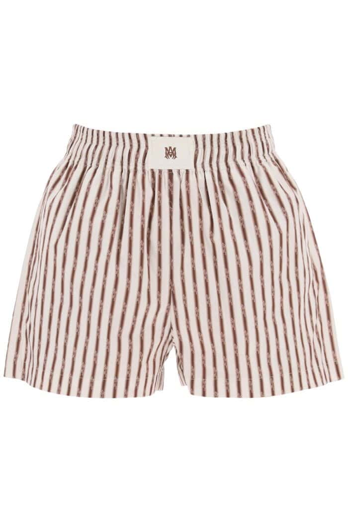 AMIRI Striped Pajama Shorts