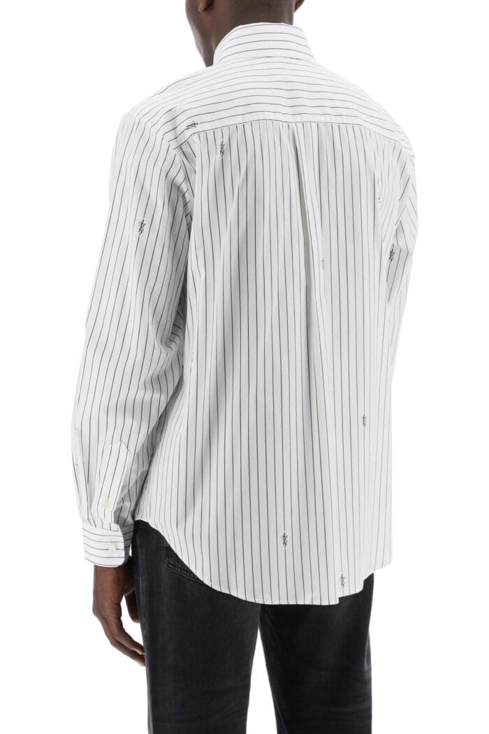 AMIRI Striped Shirt With Staggered Logo