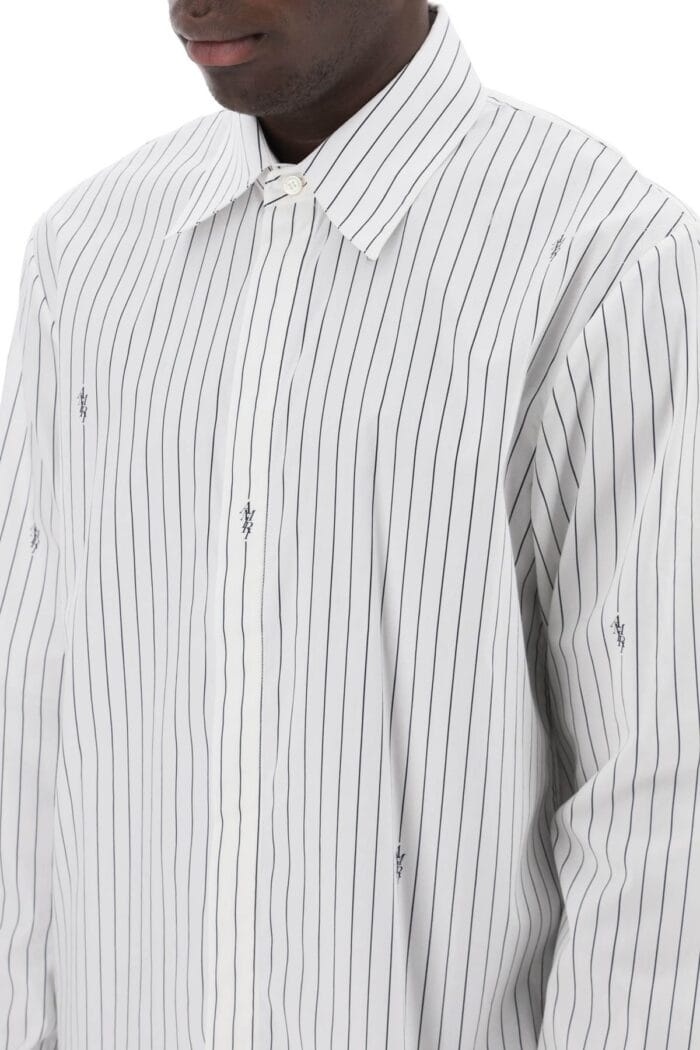 AMIRI Striped Shirt With Staggered Logo