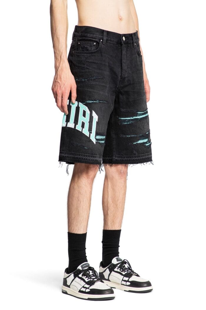 AMIRI Varsity Logo Repair Shorts