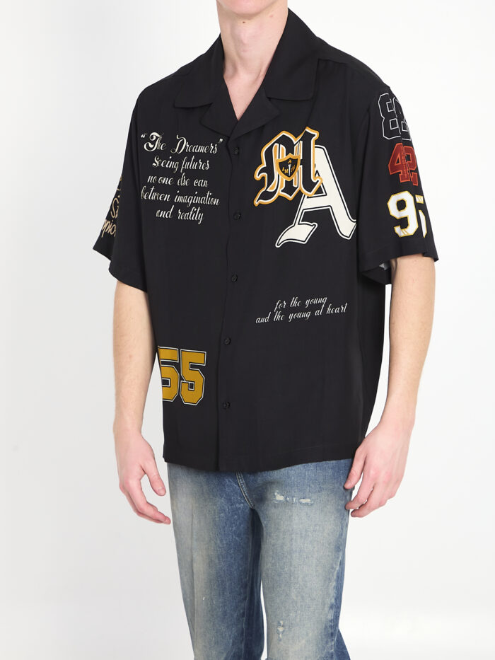 Amiri Varsity patch oversized shirt
