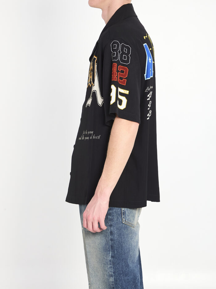 Amiri Varsity patch oversized shirt