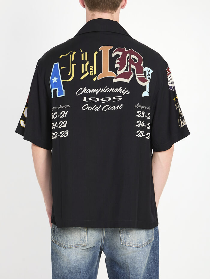 Amiri Varsity patch oversized shirt