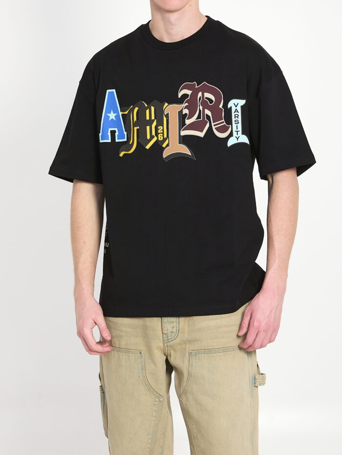 Amiri Varsity patch oversized T-shirt