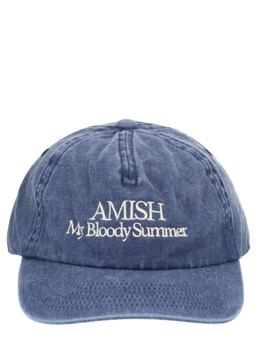 AMISH BASEBALL CAP WITH EMBROIDERY