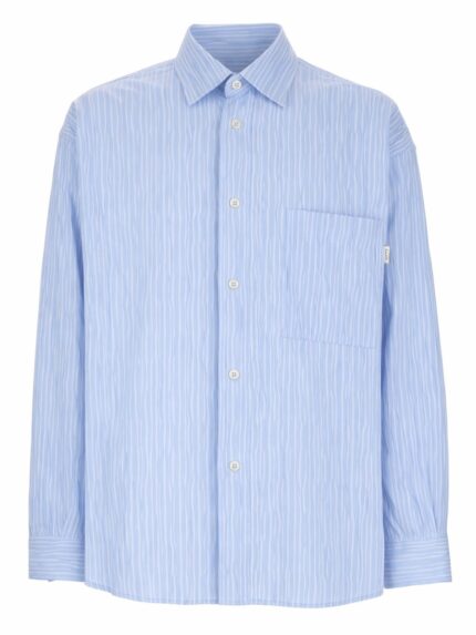 AMISH CAMICIA IN COTONE "CRINCKLE"
