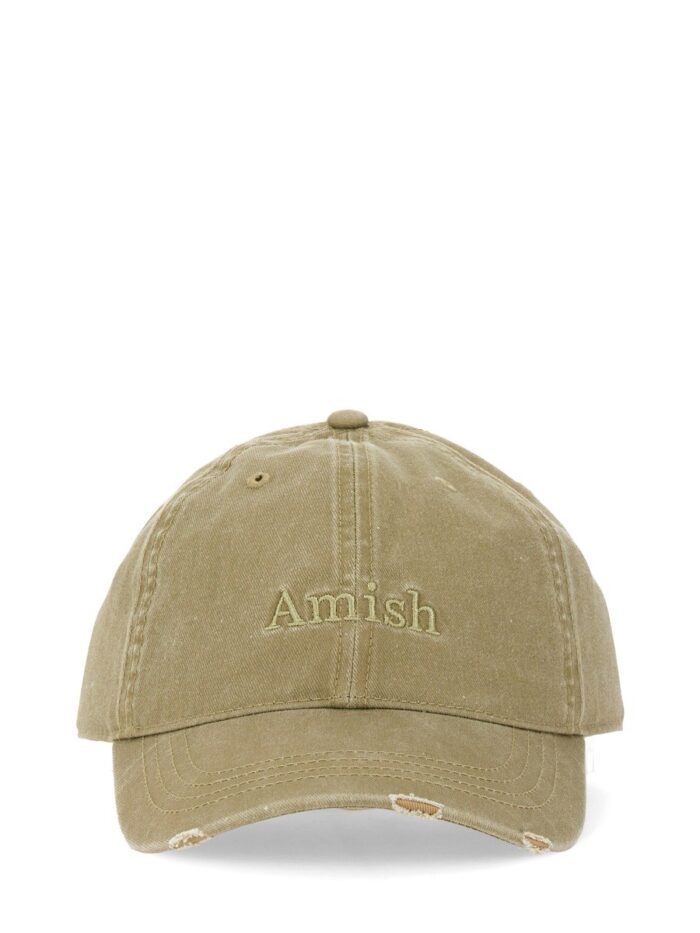 AMISH DÉLAVÉ BASEBALL CAP
