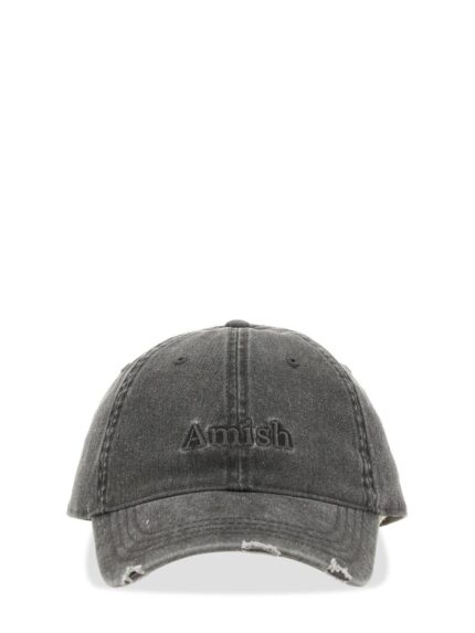 AMISH DÉLAVÉ BASEBALL CAP