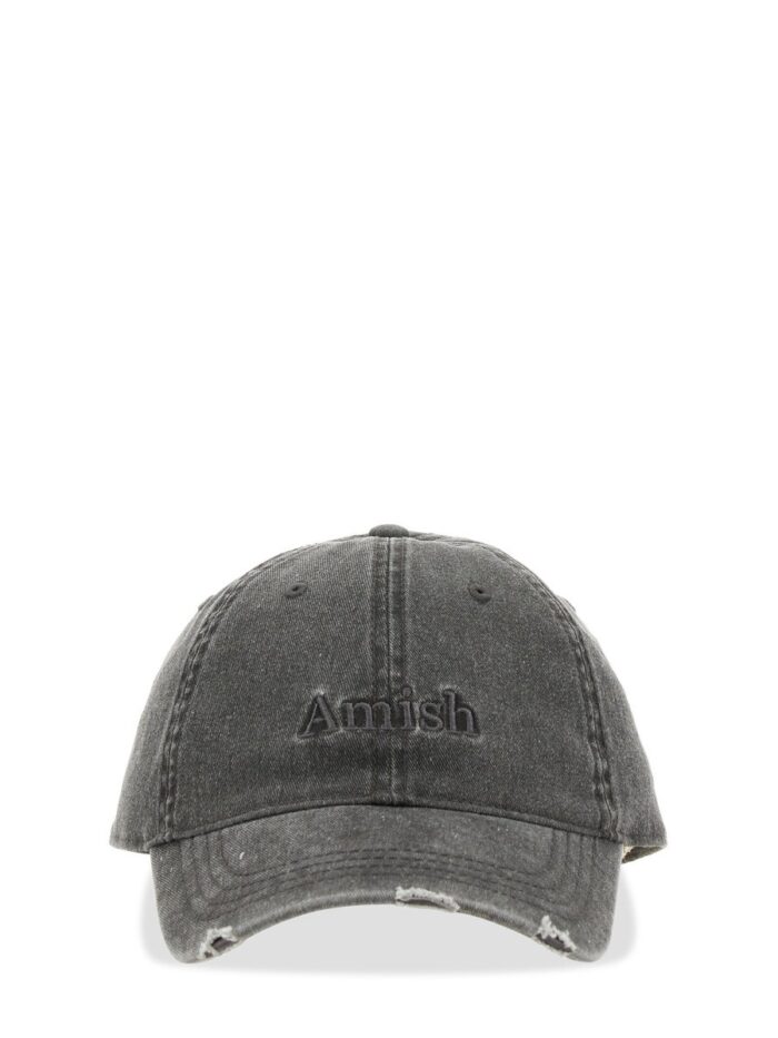 AMISH DÉLAVÉ BASEBALL CAP