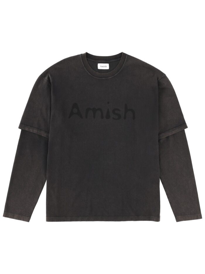AMISH LONG SLEEVE DOUBLE T-SHIRT