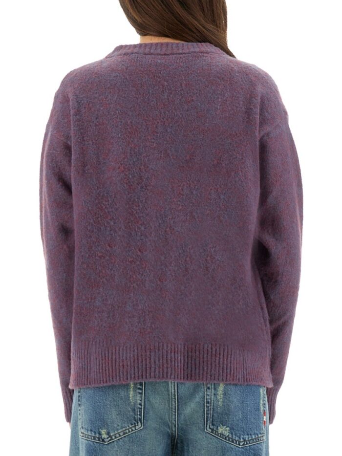 AMISH MELANGE CROP CARDIGAN