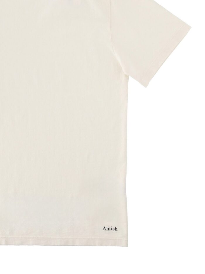 AMISH T-SHIRT CON MICRO LOGO