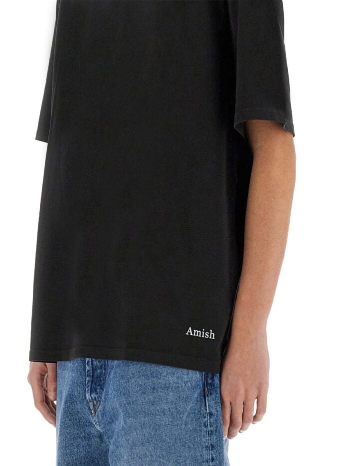 AMISH T-SHIRT WITH LOGO