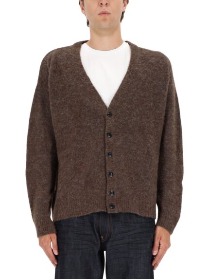 AMISH WOOL AND ALPACA BLEND CARDIGAN