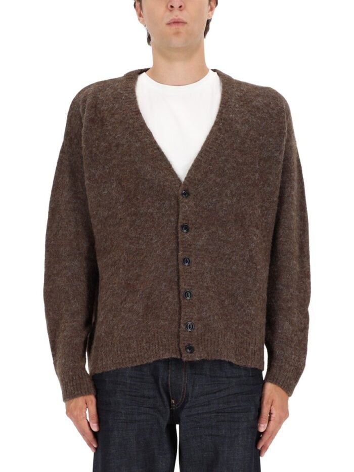AMISH WOOL AND ALPACA BLEND CARDIGAN
